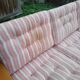 Pine sofa 3 places seventies