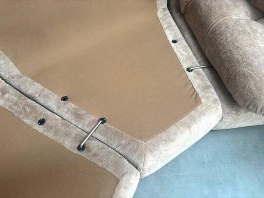 Vintage XXL round modular sofa, 1970s