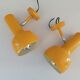 Pair of italian wall lamps stilux milano 70s