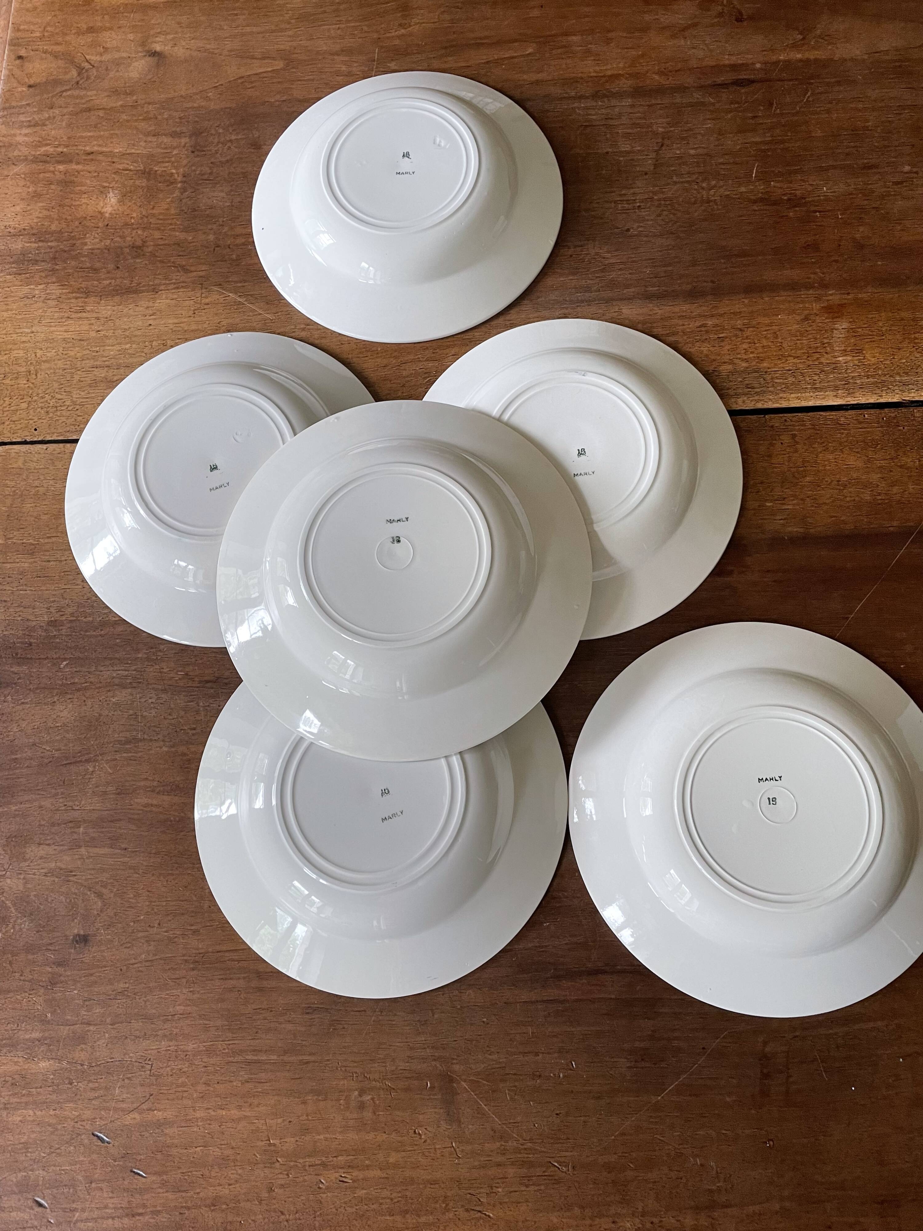 Hollow plates Fenal Frères model Marly