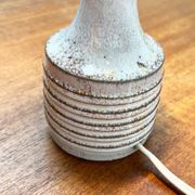 Mid-century modern studio pottery table lamp by Axella, 1960s.