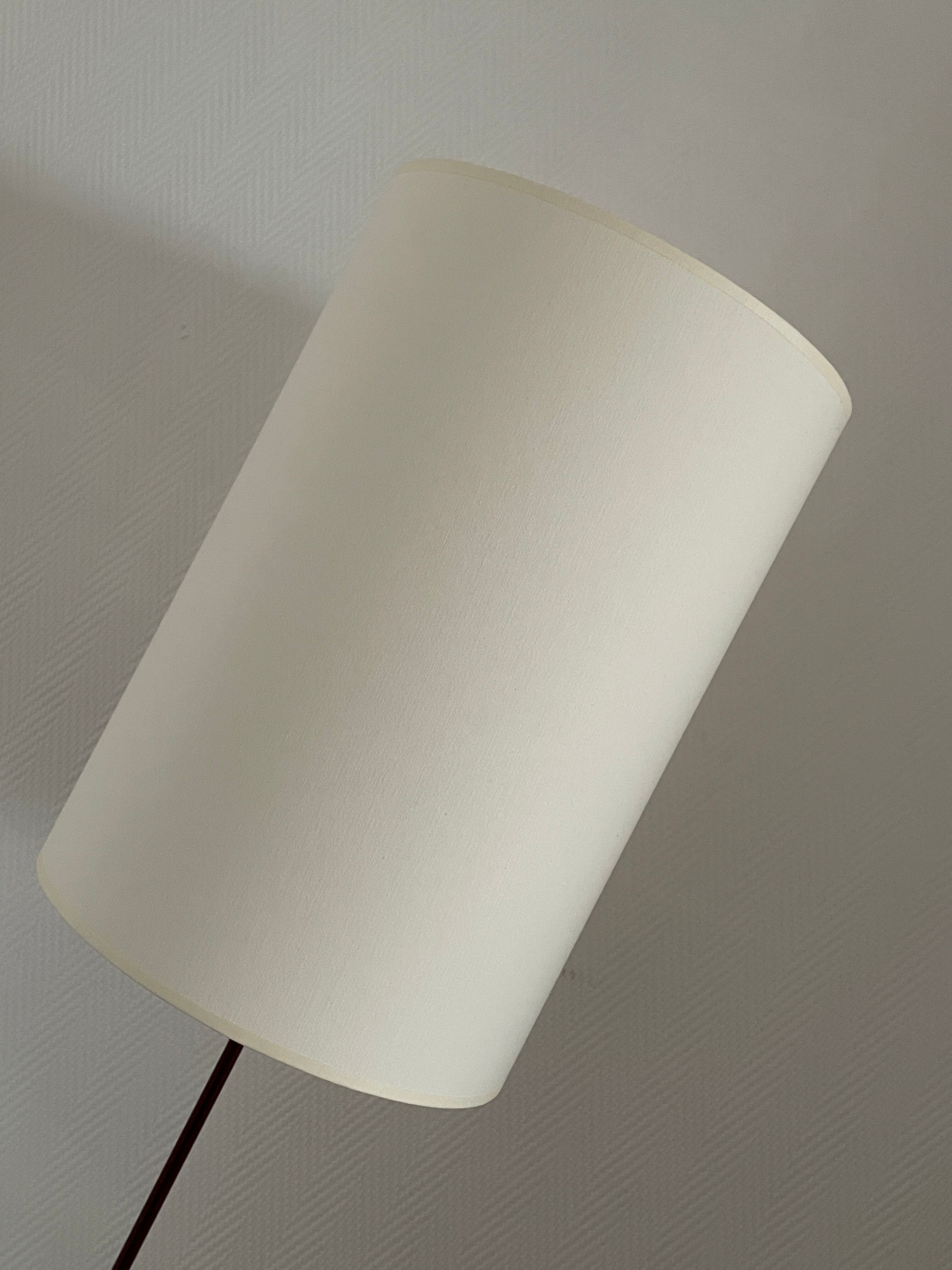 Lampshade with ecru fabric Scandinavian style H37 D25