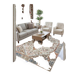 Chic Ethnic Rug with Kilim Patterns