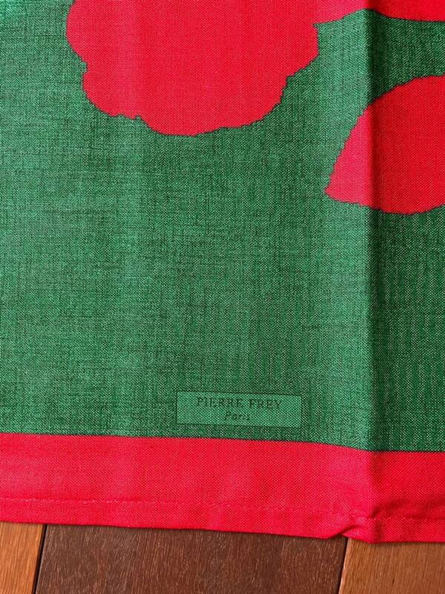 New Tablecloth Pierre Frey Red & Green 178 x 280 cm