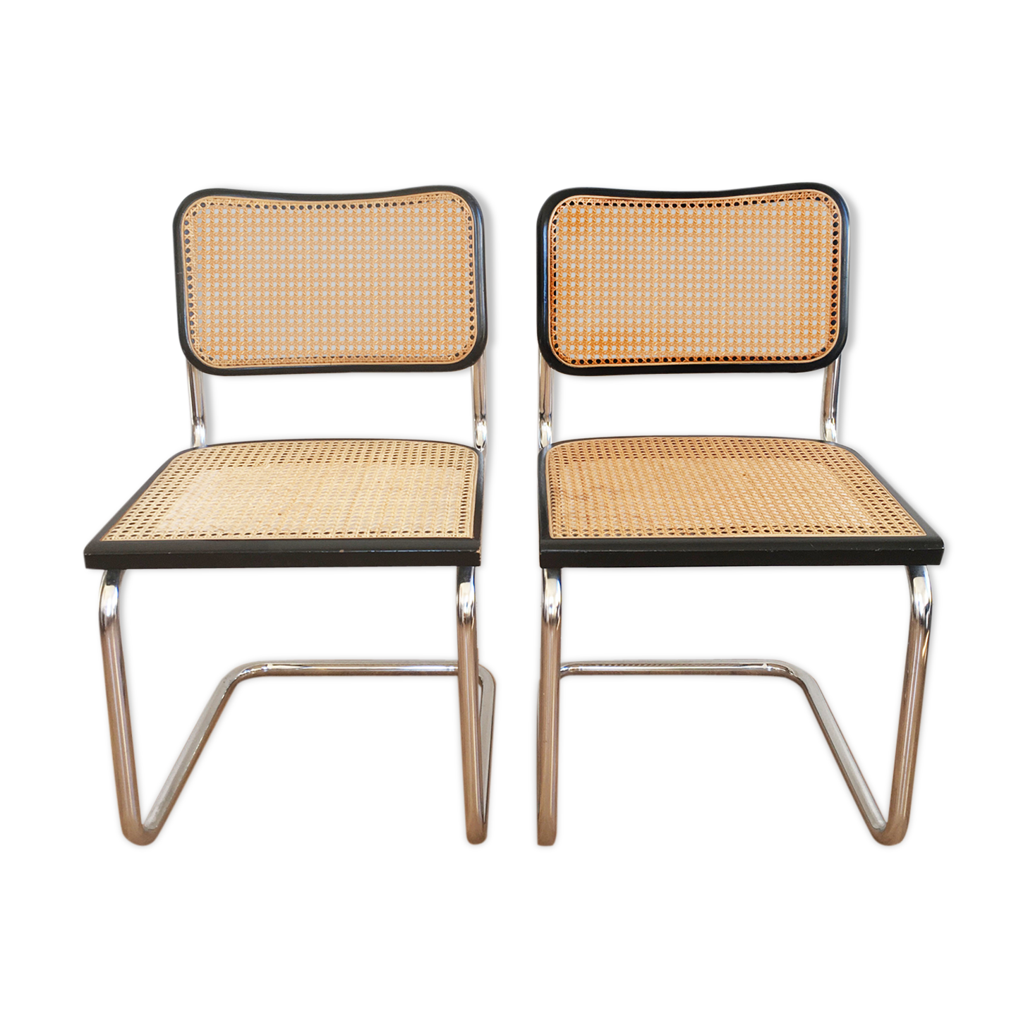 Pair of chairs by Marcel Breuer model B32