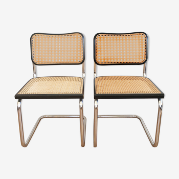 Pair of chairs by Marcel Breuer model B32