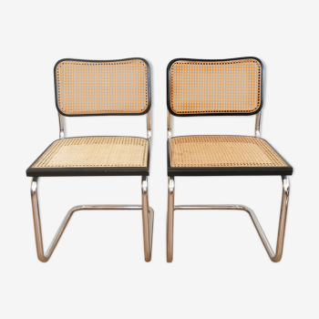 Paire de chaises Marcel Breuer modèle B32