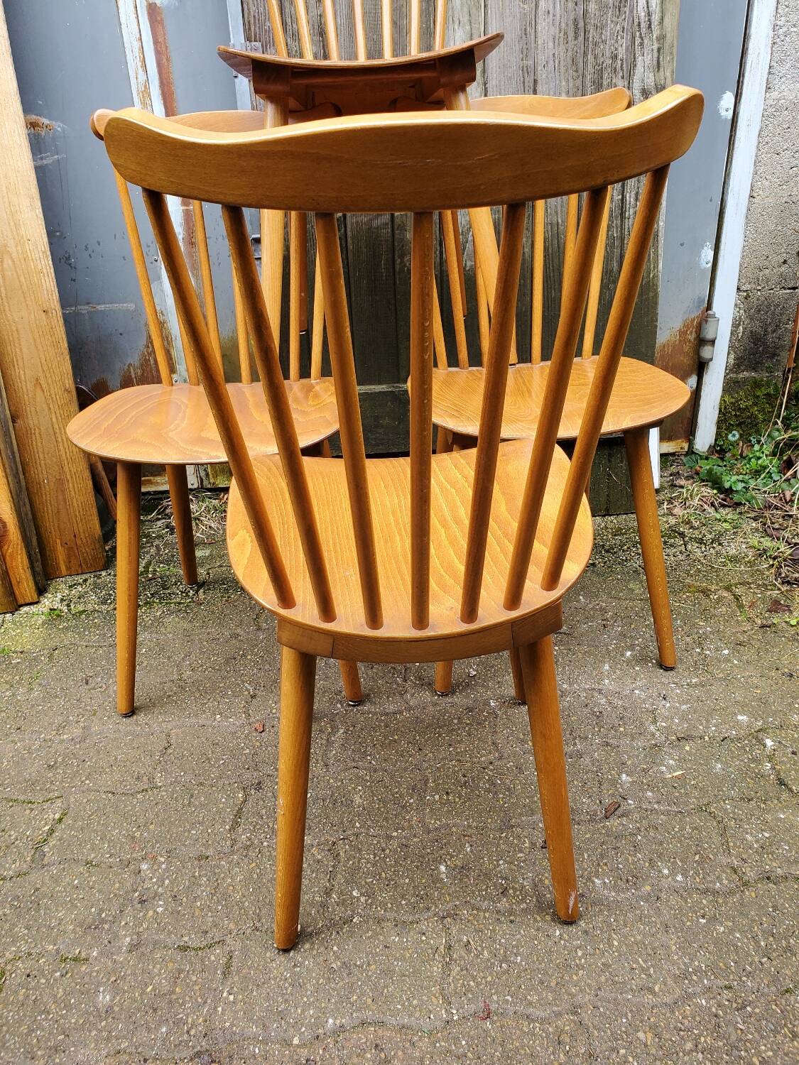 4 Baumann “Menuet” bistro chairs