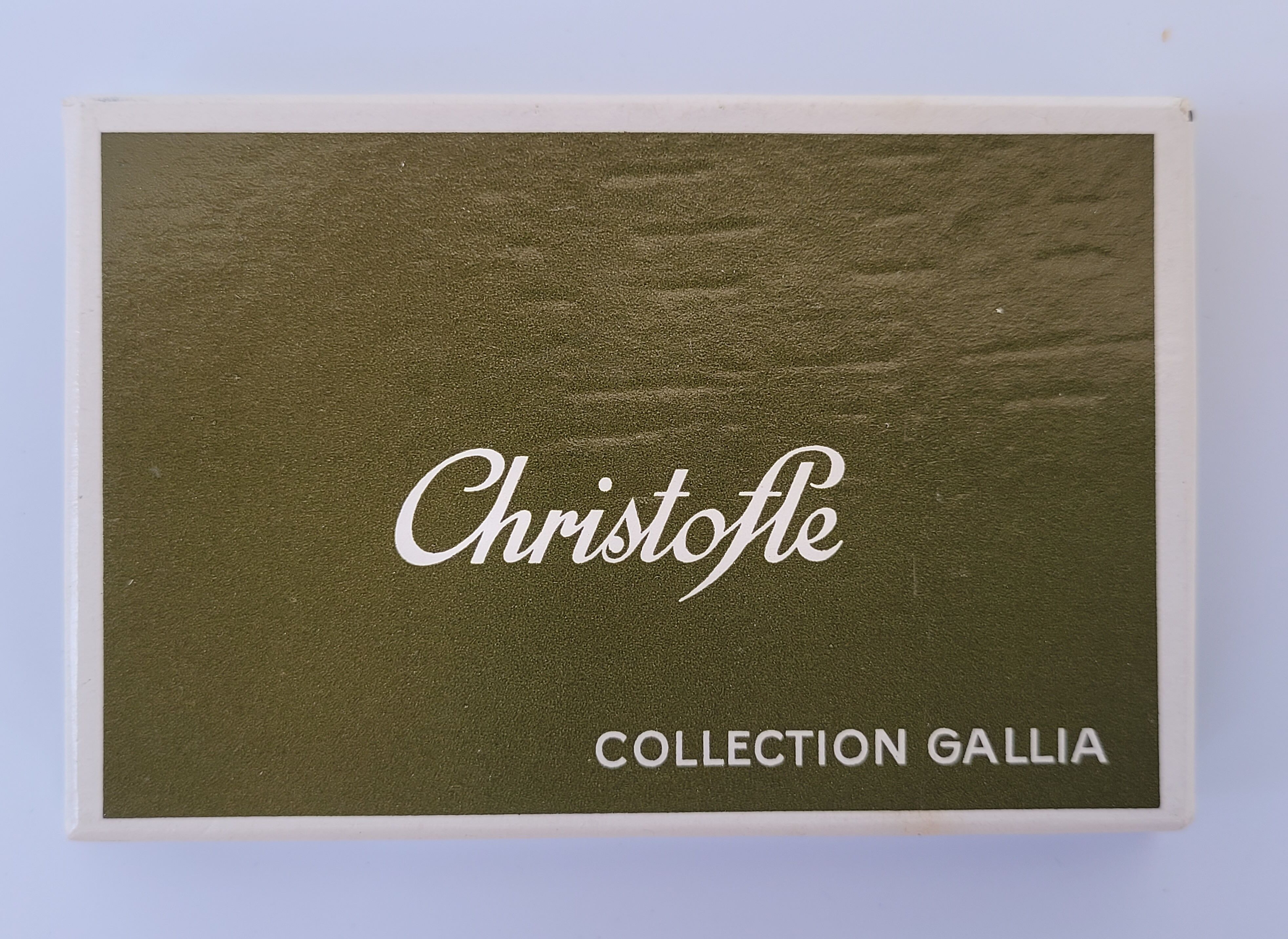 Napoleon Emperor bottle opener in his silver metal case Christofle Paris Gallia Brasserie series