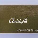 Napoleon Emperor bottle opener in his silver metal case Christofle Paris Gallia Brasserie series