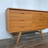 Chest of drawers 6 drawers vintage compass 1950 feet