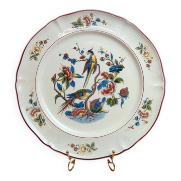 Large round plate Villeroy & Boch Phoenix – Ironstone – 33.5 cm – Exotic birds