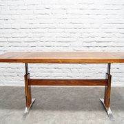 Vintage adjustable rosewood dining or coffee table from K&G, 1960s