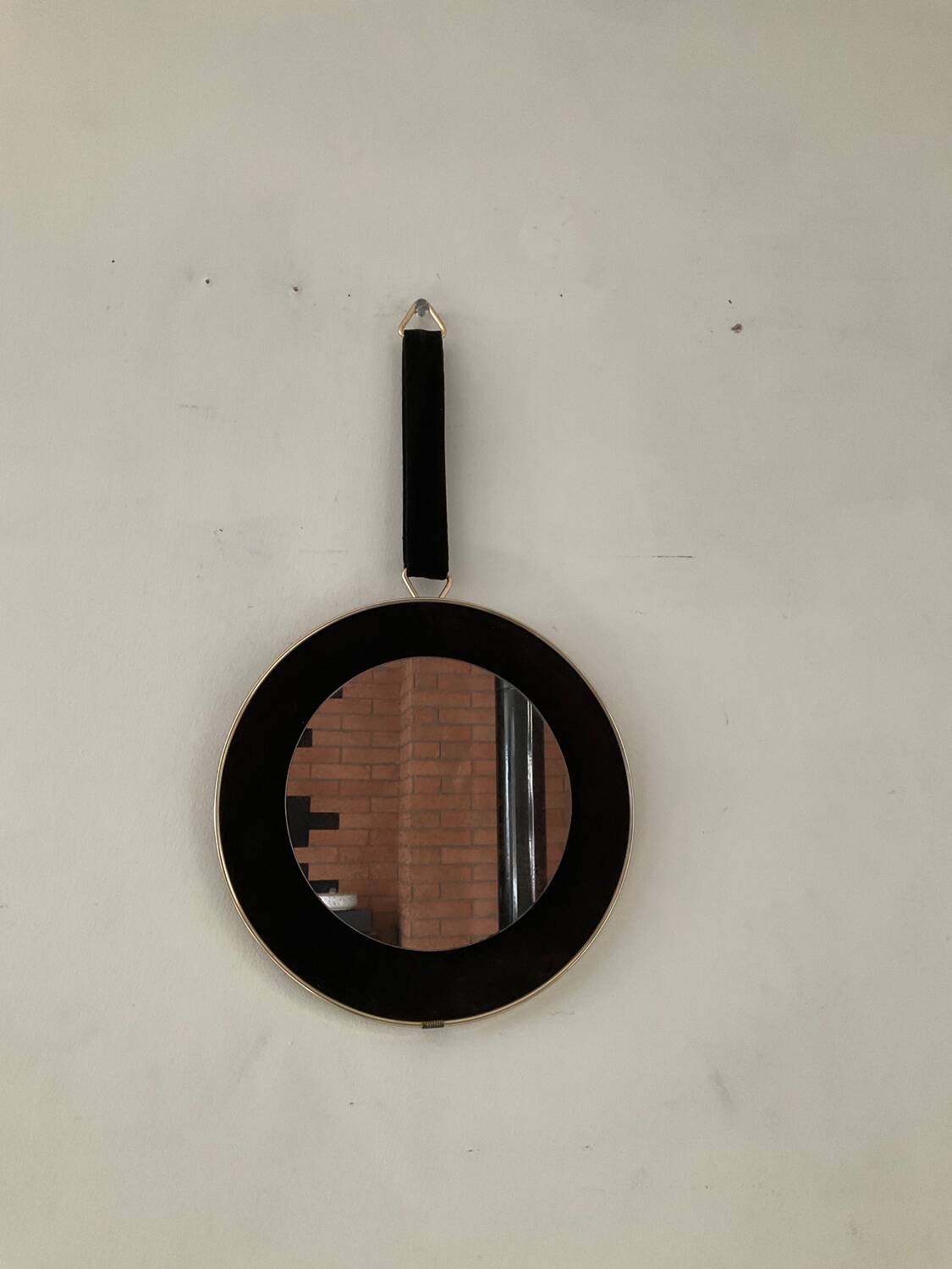 Miroir médaillon des années 60