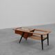 Coffee Table model 210, teak wood and ceramic,by Alfred Hendrickx, Belform