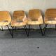 Tonneau chair by Pierre Guariche for Steiner - set of 4 pieces