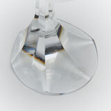 6 Baccarat wine glasses from the rare Narcisse model, 1971
