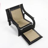 Woodline model armchair by Marco Zanuso, circa 1970