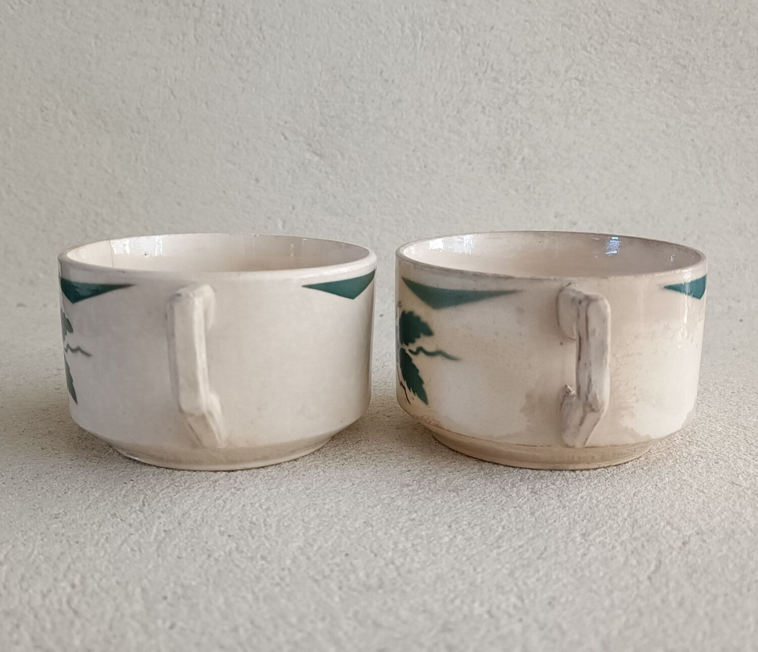 2 iron earth chocolate cups