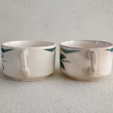 2 iron earth chocolate cups