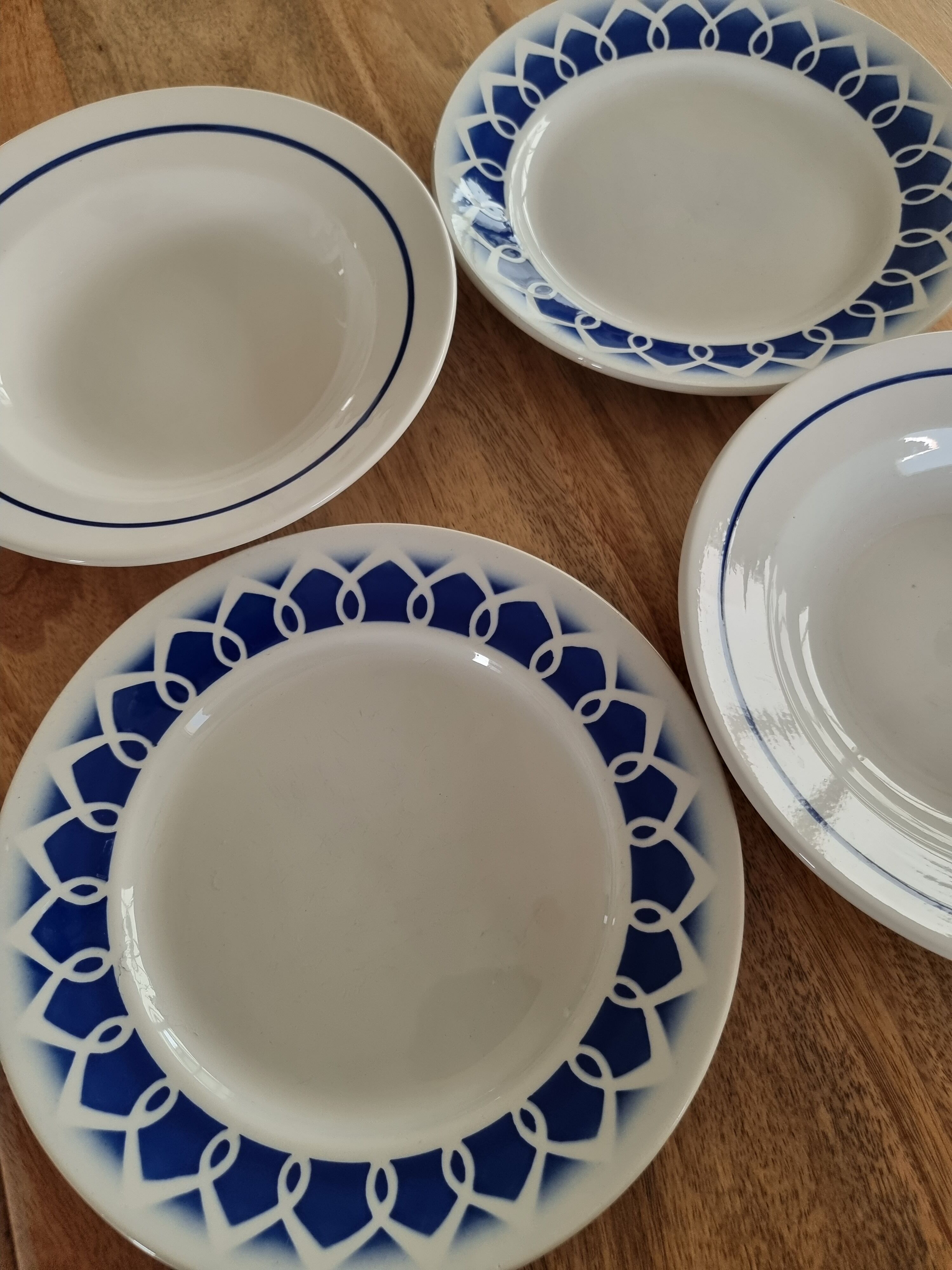 Set of vintage plates