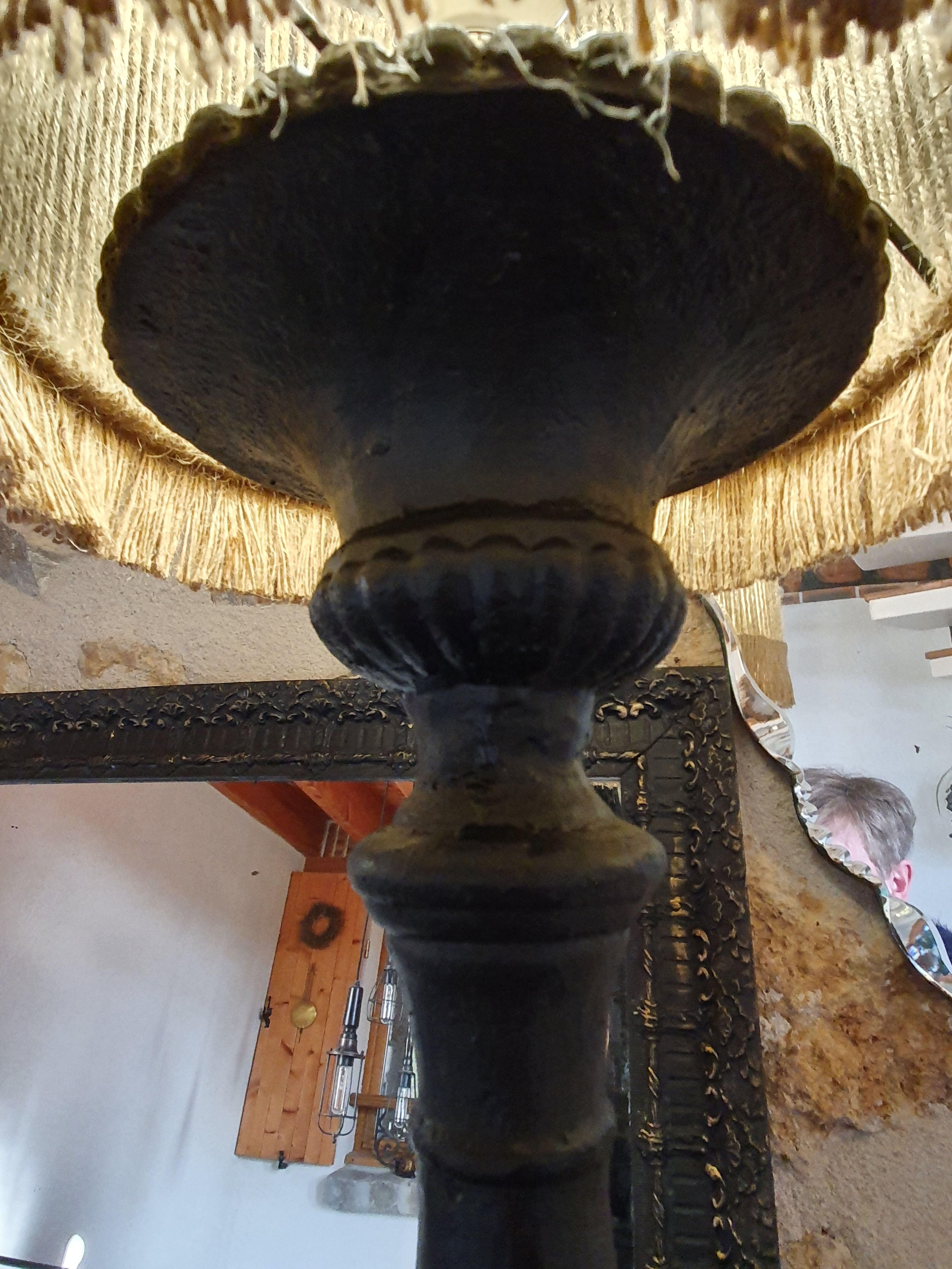 Pair of candlestick lamps