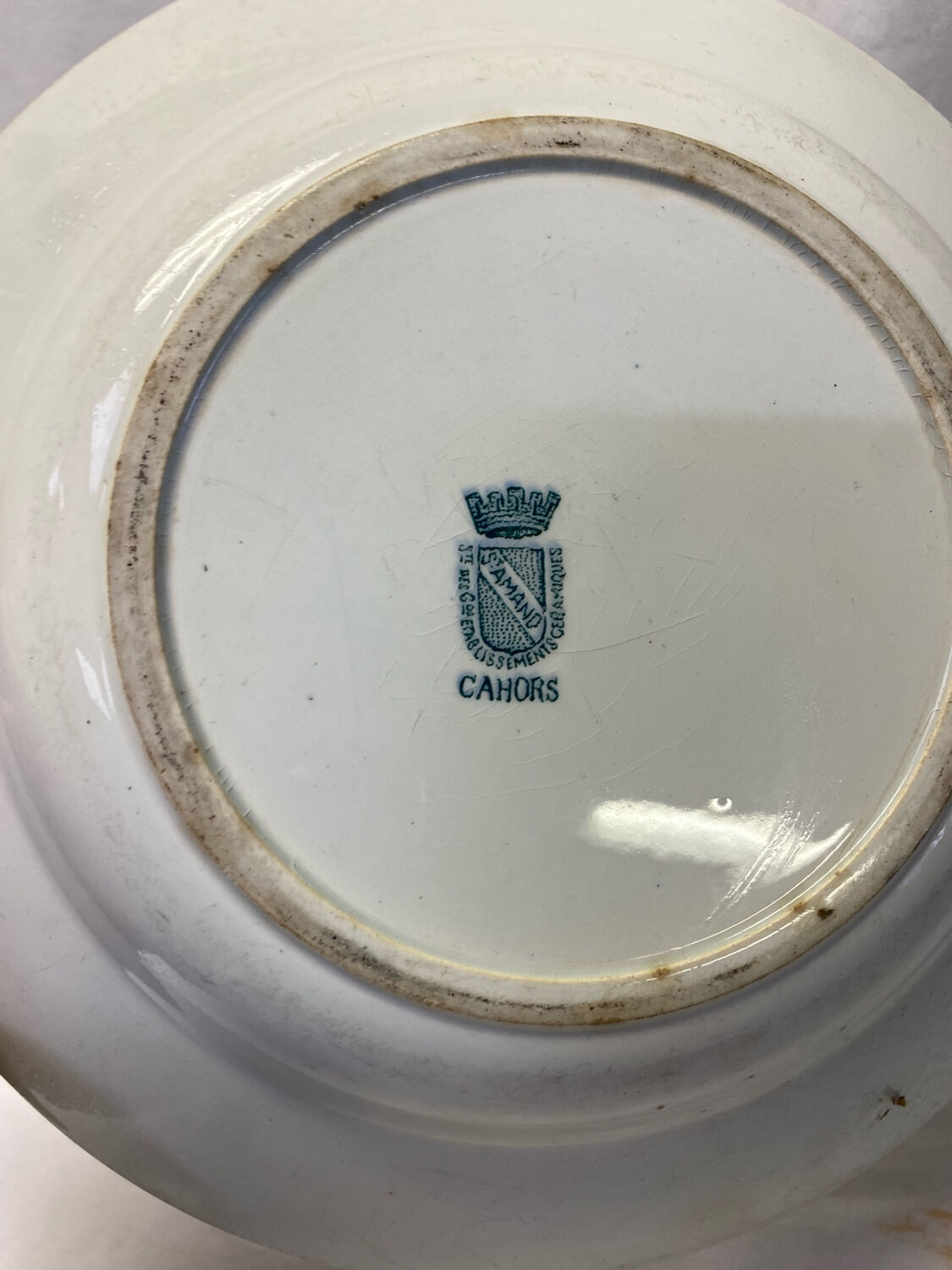 Old Saint Amand serving dish