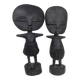 Duo de statuettes de fertilité du Ghana Ashanti