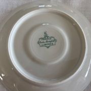 Service à thé en porcelaine Limoges Charles Ahrenfeldt filet argent Belle É