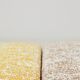 Scandinavian stool yellow mellow chocolate brown granola Set of 2
