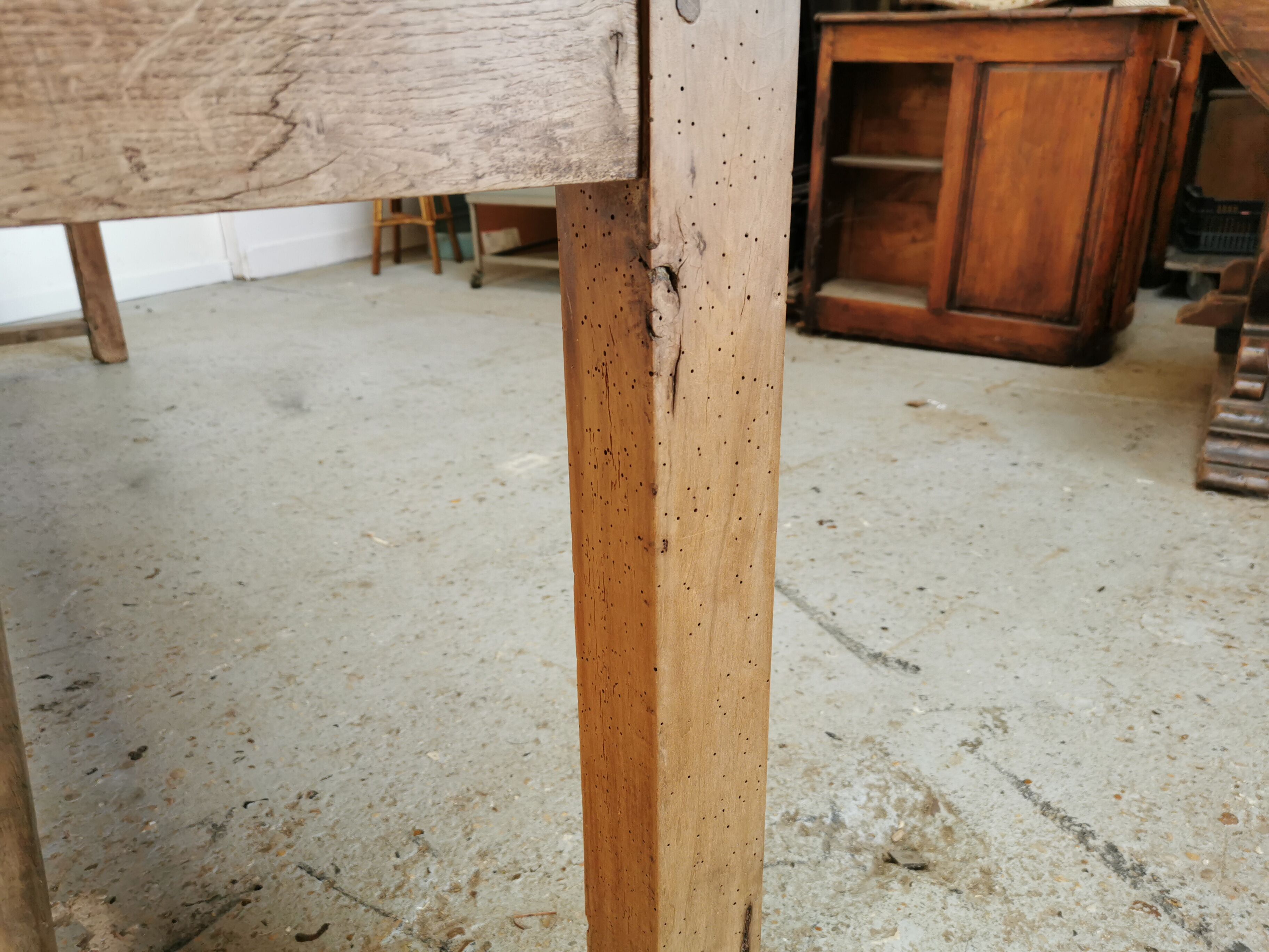 Table de ferme en chêne 260cm
