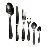 36-piece table service - 6 people - Christofle / Alfénide - 1970s
