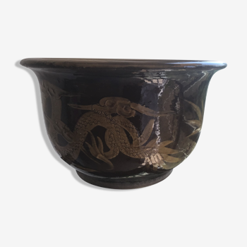 Cache pot décor chinese dragon craft quality