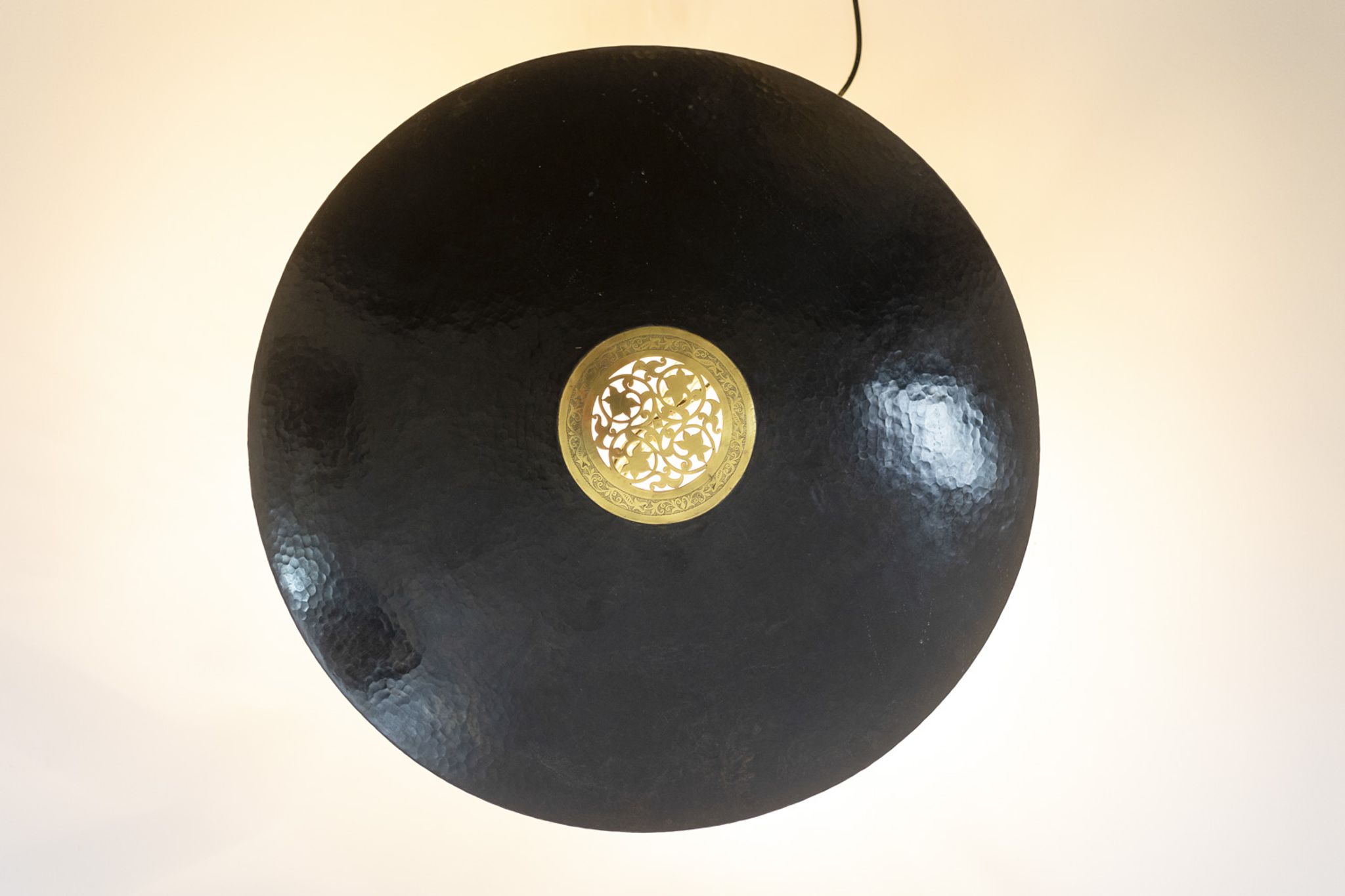 Moorish style brass wall lamp, or pendant lamp, twentieth century
