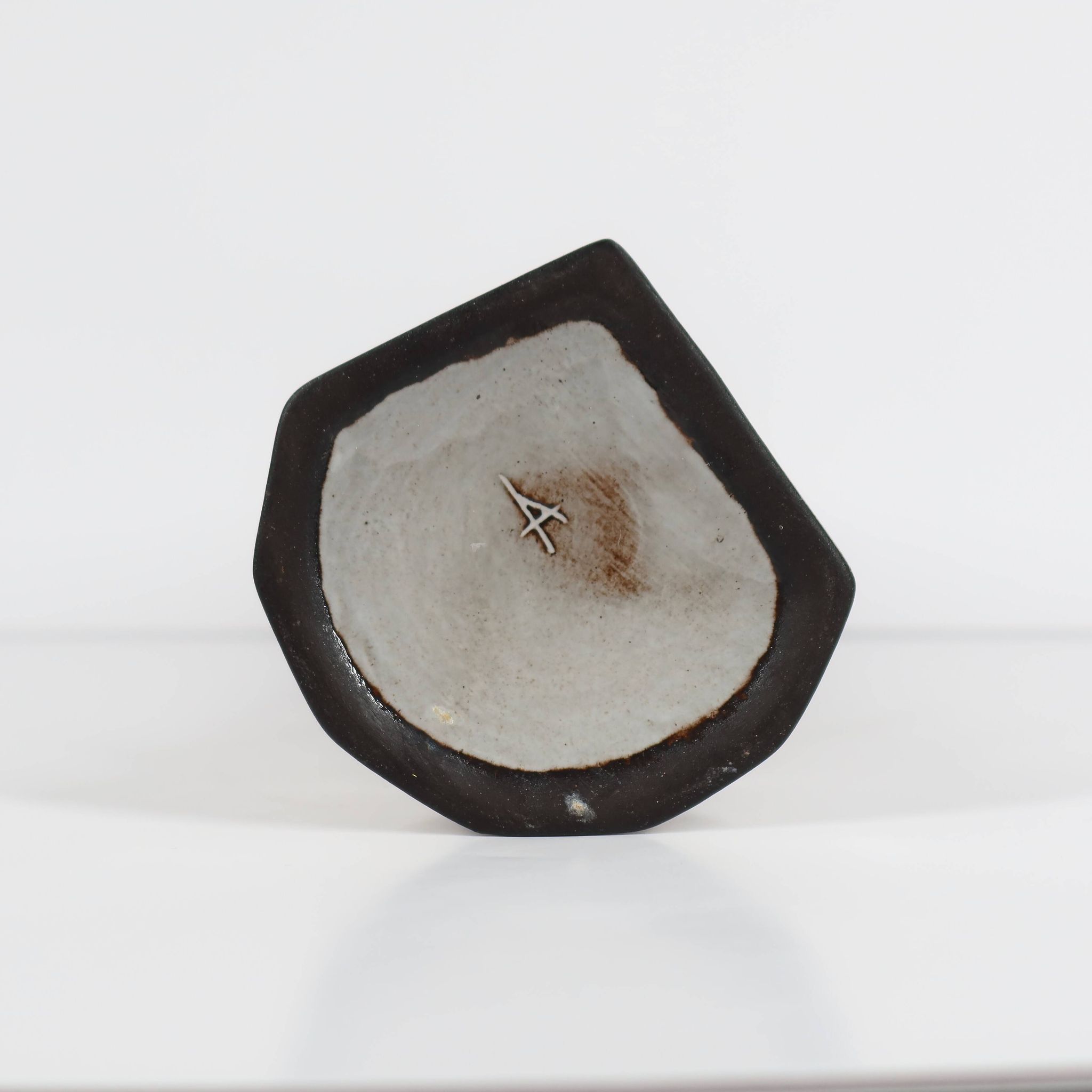 Cubist Ceramic Vase-Piercer - Mid-20th Century