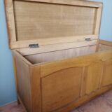 70s wooden box, bench