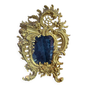 miroir biseauté en bronze
