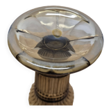 Vase en verre fumé de conception Art Déco début du 20e siècle