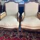 Pair of armchairs in XV style
