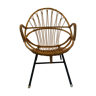 Vintage rattan chair from Rohe Noordwolde