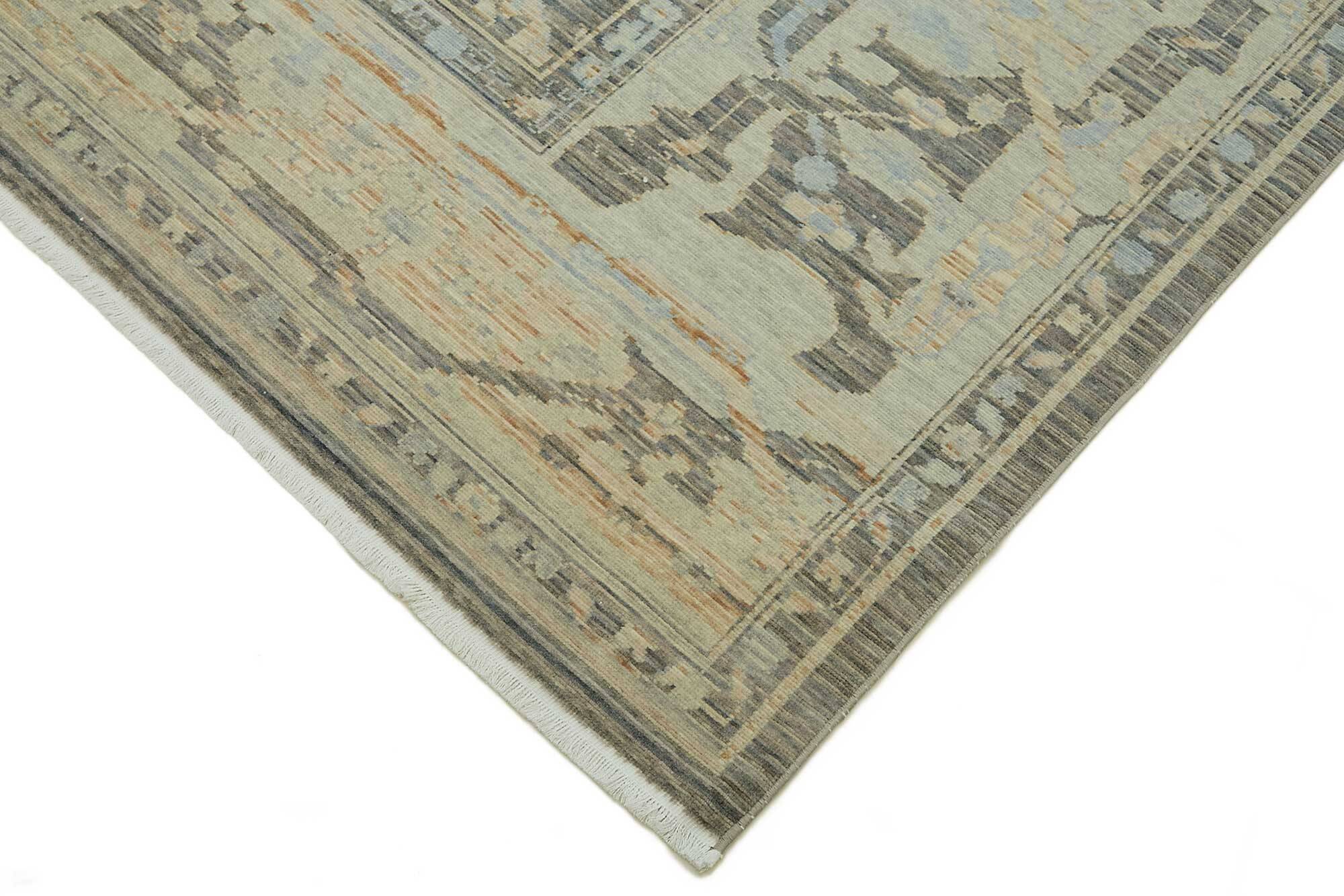 Tapis Oushak turc fait main 245 cm x 340 cm