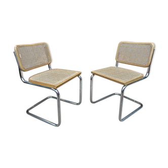 Pair of chairs B32 Marcel Breuer, 1970
