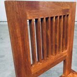 Postmodern Teak Side Chair, France, 1990s