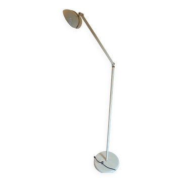Lampadaire Italien Années 70, Couleur « Beurre Frais » étiquette « Made In Italy ».