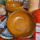 Set of 3 ceramic salad bowls varnished workshop aegitnat de vallauris around 1950