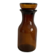 Amber glass jar