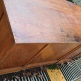 Old solid wood desk