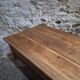 Table basse ancienne en chêne français – Table XXL de ferme du XIXe siècle