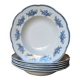 6 assiettes creuses Badonviller modèle Richelieu