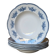6 assiettes creuses Badonviller modèle Richelieu
